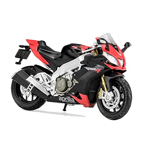 YCNXEB Mini Moto Spielzeug 1 18 Für RSV 4 Factory Legierung Motorrad Modell Bearbeitbare Stoßdämpfer Spielzeug Kinder Geschenke Spielzeugsammlung von YCNXEB