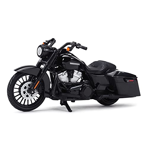 YCNXEB Mini Moto Spielzeug 1 18 Für Road King 2017 Special Red Die Cast Fahrzeuge Sammlerstücke Hobby Motorrad Modell Spielzeug(Schwarz) von YCNXEB