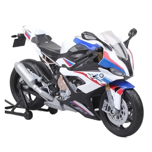 YCNXEB Mini Moto Spielzeug 1:12 Für BMW S1000RR Legierung Sport Motorrad Modell Klassische Desktop Figuren Originalgetreue Nachbildung von YCNXEB