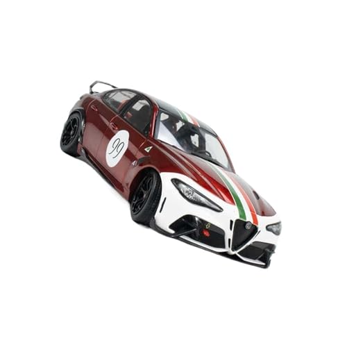 YCNXEB Miniatur Modelle 1/18 Für Alfa Romeo GTA-M 1969 Rot S1806904 Legierung Auto Modell Metall Spielzeug Auto Kit Geschenk Dekoration Nachbildung von YCNXEB