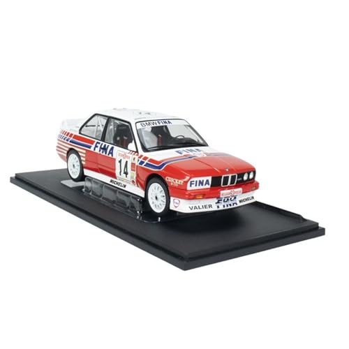 YCNXEB Miniatur Modelle 1/18 Für BMW E30 M3 Rennwagen Legierung Modell Metall Spielzeugauto Bausatz Geschenk Dekorationen Sammlung Nachbildung von YCNXEB