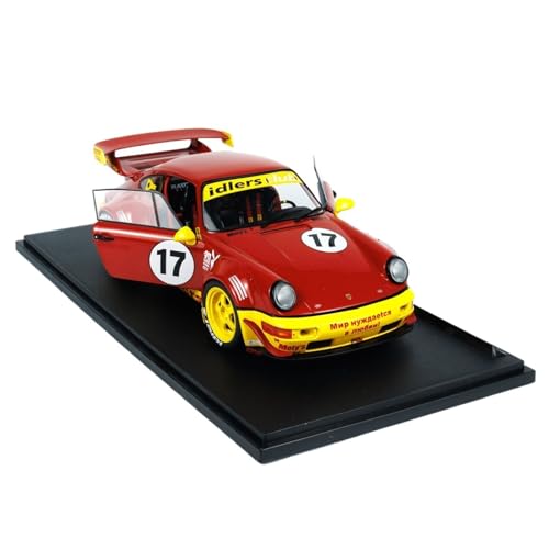 YCNXEB Miniatur Modelle 1/18 Für RWB BODYKIT MATY'S IDLERS Rot Legierung Auto Modell Metall Spielzeug Auto Kit Geschenk Dekoration Sammlung Nachbildung von YCNXEB