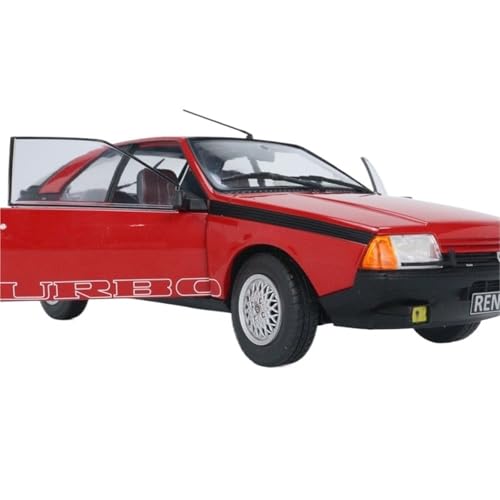 YCNXEB Miniatur Modelle 1/18 Für Renault Fuego Turbo 1980 S1801314 Legierung Automodelle Metall Spielzeugauto Kit Geschenk Dekoration Nachbildung von YCNXEB
