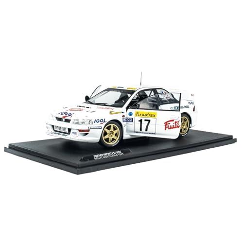 YCNXEB Miniatur Modelle 1/18 Für Subaru Impreza 22B #17 1999 Rallye Auto Legierung Modell Metall Spielzeug Fahrzeug Kit Geschenk Nachbildung von YCNXEB