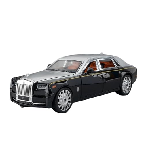 YCNXEB Miniatur Modelle 1/20 Für Rolls Royce Phantom Legierung Auto Diecasts ToyMetal Auto Modell Sammlung Simulation Sound Licht Originalgetreue Nachbildung(Gray) von YCNXEB