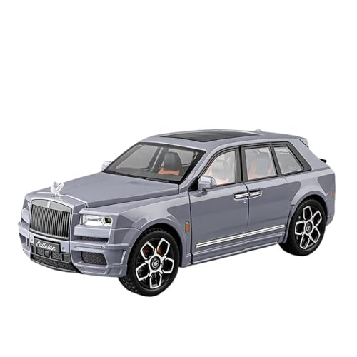 YCNXEB Miniatur Modelle 1/20 Für Rolls Royce SUV Cullinan Mansory Alloy Luxy Car Diecasts Metal Car Model Sound Und Licht Originalgetreue Nachbildung(Gray) von YCNXEB