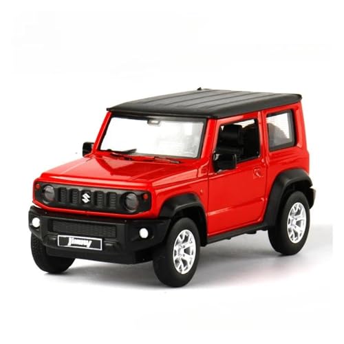 YCNXEB Miniatur Modelle 1/26 Für Suzuki Jimny SUV Auto Spielzeug Legierung Autos Modelle Mit Zurückziehen Geländewagen Hause Dekoration Sammeln Spielzeug Originalgetreue Nachbildung(Rot) von YCNXEB