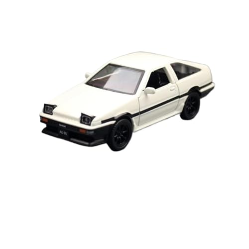 YCNXEB Miniatur Modelle 1/37 Für Toyota Trueno AE86 Legierung Sportwagen Druckguss Metall Rennwagen Fahrzeuge Simulation Miniatur Originalgetreue Nachbildung(White) von YCNXEB