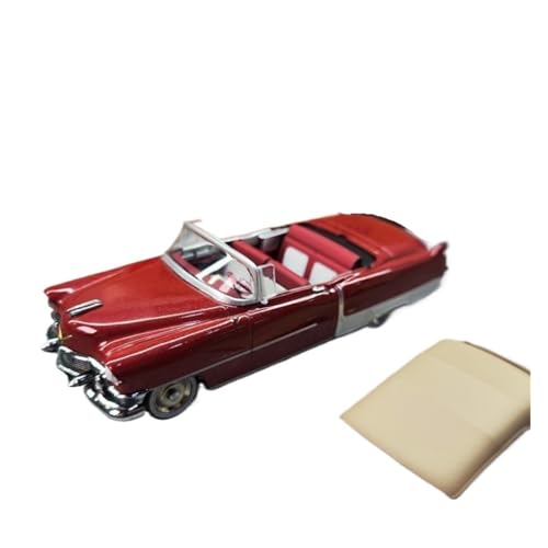 YCNXEB Miniatur Modelle 1/43 Cadillac Cadillac Eldorado Cabrio Live Top Amerikanischen Legierung Sammler Auto Modell Nachbildung(Rot) von YCNXEB