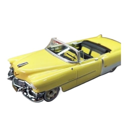 YCNXEB Miniatur Modelle 1/43 Cadillac Cadillac Eldorado Cabrio Live Top Amerikanischen Legierung Sammler Auto Modell Nachbildung(Yellow) von YCNXEB