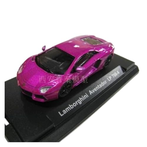 YCNXEB Miniatur Modelle 1/64 Für Lamborghini LP700-4 Evontado Legierung Automodelle Sammlerstück Fertigprodukt Nachbildung(Purple) von YCNXEB
