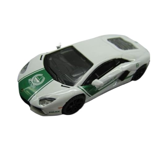 YCNXEB Miniatur Modelle 1/64 Für Lamborghini LP700-4 Evontado Legierung Automodelle Sammlerstück Fertigprodukt Nachbildung(White) von YCNXEB