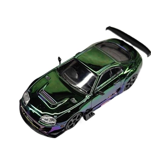 YCNXEB Miniatur Modelle 1/64 Für Speedmaster Wide Body Conversion Galvanisiertes Farbsimulations-Limousinen-Kit Nachbildung(Grün) von YCNXEB
