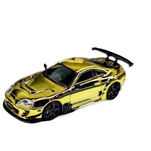 YCNXEB Miniatur Modelle 1/64 Für Speedmaster Wide Body Conversion Galvanisiertes Farbsimulations-Limousinen-Kit Nachbildung(Yellow) von YCNXEB