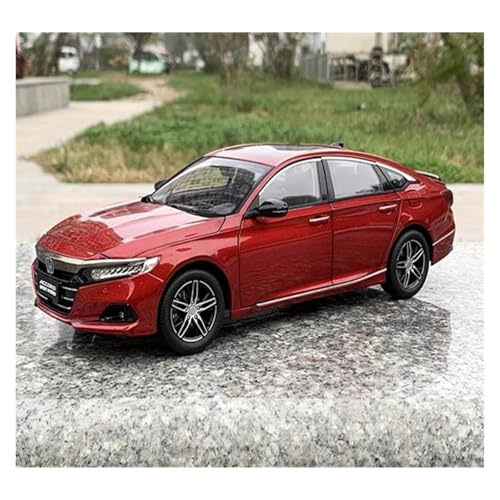 YCNXEB Miniatur Modelle 1 18 Für 2022 Accord 10th Generation Hybrid Legierung Auto Modell Erwachsene Sammlung Display Originalgetreue Nachbildung(Rot) von YCNXEB