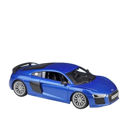 YCNXEB Miniatur Modelle 1 18 Für Audi R8 GT B240 Legierung Modell Auto Statische Metall Modell Fahrzeuge Spielzeug Sammlung Dekoration Originalgetreue Nachbildung(Blau) von YCNXEB