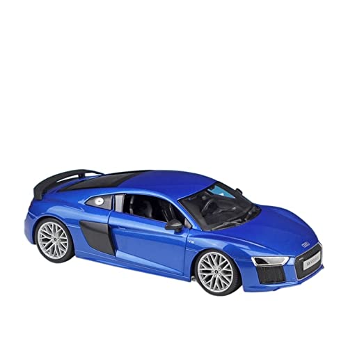 YCNXEB Miniatur Modelle 1 18 Für Audi R8 V10 Druckguss Metalllegierung Simulation Automodell Spielzeug Geschenk Indoor Display Originalgetreue Nachbildung(E) von YCNXEB