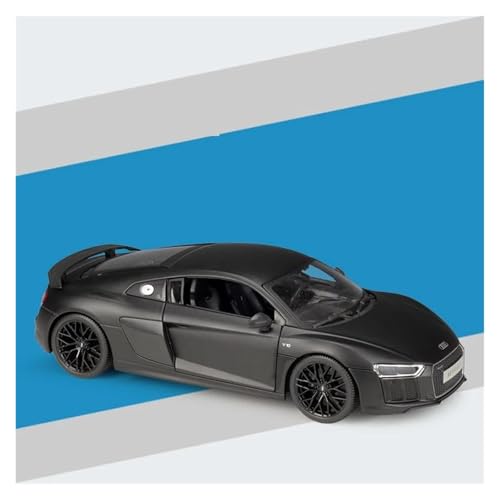 YCNXEB Miniatur Modelle 1 18 Für Audi R8 V10 Plus Legierung Auto Modell Auto Spielzeug Simulation Sammlung Auto Modell Originalgetreue Nachbildung(Schwarz) von YCNXEB