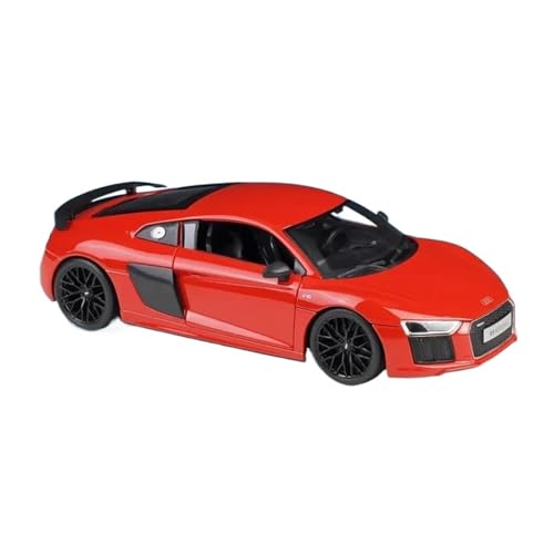 YCNXEB Miniatur Modelle 1 18 Für Audi R8 V10 Plus Legierung Sportwagen Modell Diecast Metall Spielzeug Fahrzeug Auto Modell Simulation Sammlung Geschenk Originalgetreue Nachbildung(Rot) von YCNXEB