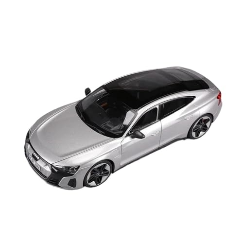 YCNXEB Miniatur Modelle 1 18 Für Audi RS E-tron GT 2022 Auto Legierung Druckguss Modellauto Spielzeug Sammlung Ornamente Geschenk Simulation Auto Originalgetreue Nachbildung(Silber) von YCNXEB