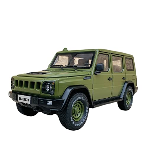 YCNXEB Miniatur Modelle 1 18 Für Beiqi BJ80J Militärfahrzeug Legierung Druckguss Statisches Modellauto Handwerk Sammlung Geschenk Originalgetreue Nachbildung von YCNXEB