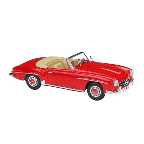 YCNXEB Miniatur Modelle 1 18 Für Benz CLK-GTR Straßenversion SL63 AMG 1955 300S 1967 280SE SL550 Automodell Aus Druckgusslegierung Originalgetreue Nachbildung(Red B) von YCNXEB