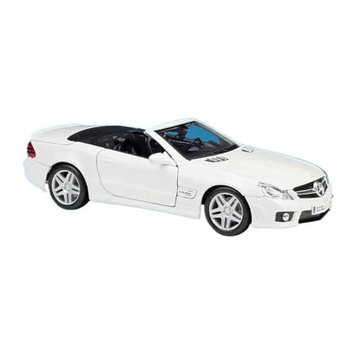 YCNXEB Miniatur Modelle 1 18 Für Benz CLK-GTR Straßenversion SL63 AMG 1955 300S 1967 280SE SL550 Automodell Aus Druckgusslegierung Originalgetreue Nachbildung(White B) von YCNXEB
