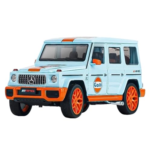 YCNXEB Miniatur Modelle 1 18 Für Benz G63 Off-Road Auto Simulation Diecast Metall Legierung Modell Auto Sound Licht Pull Back Sammlung Originalgetreue Nachbildung von YCNXEB