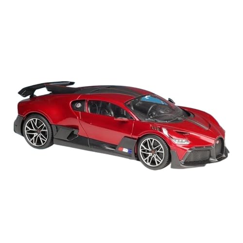 YCNXEB Miniatur Modelle 1 18 Für Bugatti Divo Legierung Sportwagen Modell Diecast Metall Spielzeug Fahrzeuge Auto Modell Dekoration Ornamente Modell Originalgetreue Nachbildung(Rot) von YCNXEB