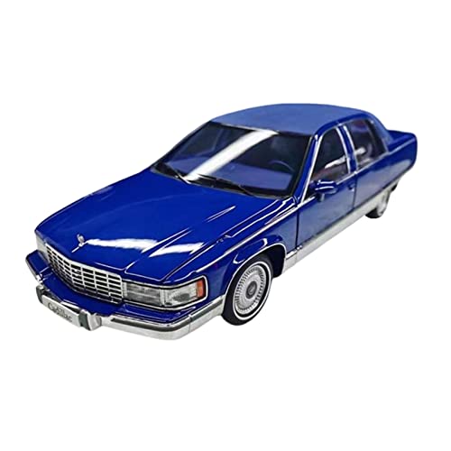 YCNXEB Miniatur Modelle 1 18 Für Cadillac Blau Legierung Druckguss Statische Modellauto Sammlung Display Männer Originalgetreue Nachbildung von YCNXEB