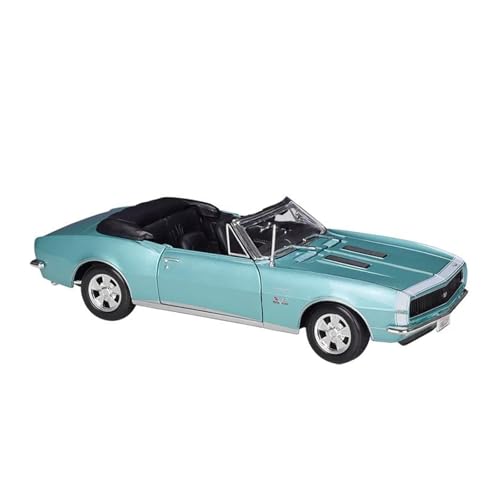 YCNXEB Miniatur Modelle 1 18 Für Chevrolet 1967 Camaro SS 396 Cabrio, Legierungsfertiges Automodell Mit Base Collection Ornament Originalgetreue Nachbildung von YCNXEB