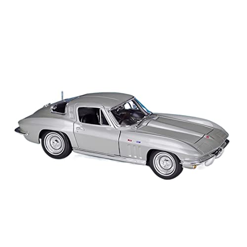 YCNXEB Miniatur Modelle 1 18 Für Chevrolet Corvette 1965 Coupe Auto Druckguss Legierung Simulation Auto Modell Sammeln Geschenke Spielzeug Originalgetreue Nachbildung von YCNXEB