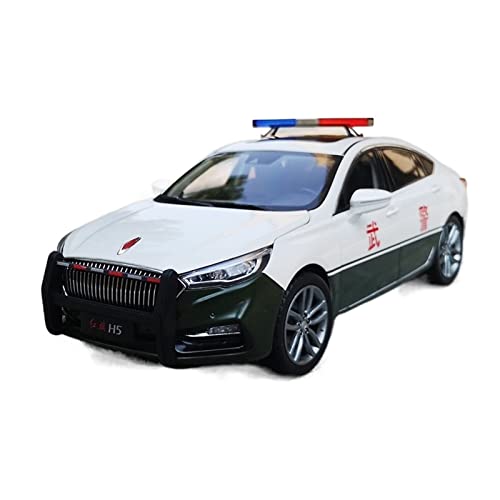 YCNXEB Miniatur Modelle 1 18 Für FAW Hongqi H5 Polizeiauto Legierung Druckguss Modellsammlung Spielzeugauto Kindergeschenk Originalgetreue Nachbildung(C) von YCNXEB