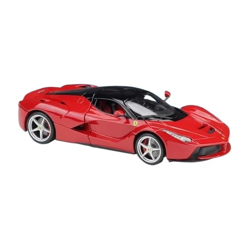 YCNXEB Miniatur Modelle 1 18 Für Ferrari LaFerrari Automodell Supersportwagen Legierung Druckguss Automodell Sammlung Dekoration Ornamente Originalgetreue Nachbildung(Rot) von YCNXEB