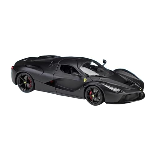 YCNXEB Miniatur Modelle 1 18 Für Ferrari LaFerrari Automodell Supersportwagen Legierung Druckguss Automodell Sammlung Dekoration Ornamente Originalgetreue Nachbildung(Schwarz) von YCNXEB
