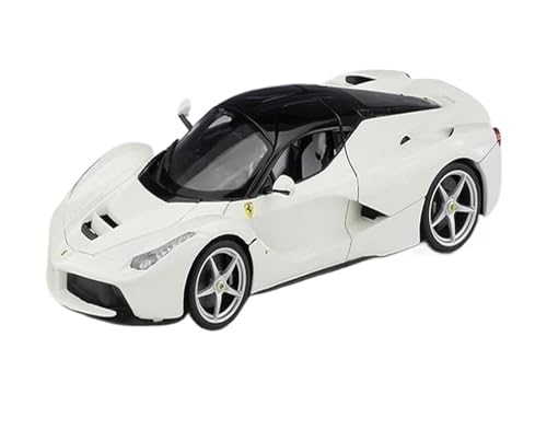 YCNXEB Miniatur Modelle 1 18 Für Ferrari LaFerrari Legierung Modell Auto Statische Metall Modell Fahrzeuge Spielzeug Sammlung Dekoration Originalgetreue Nachbildung(White) von YCNXEB