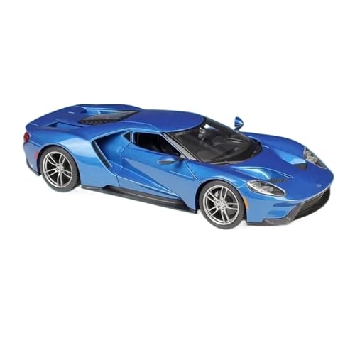 YCNXEB Miniatur Modelle 1 18 Für Ford GT 2017 Automodell Supersportwagen Legierung Druckgussauto Modellsammlung Dekoration Ornamente Originalgetreue Nachbildung(Blau) von YCNXEB