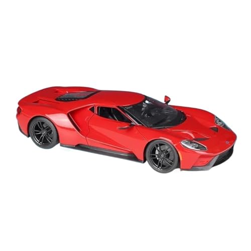 YCNXEB Miniatur Modelle 1 18 Für Ford GT 2017 Automodell Supersportwagen Legierung Druckgussauto Modellsammlung Dekoration Ornamente Originalgetreue Nachbildung(Rot) von YCNXEB