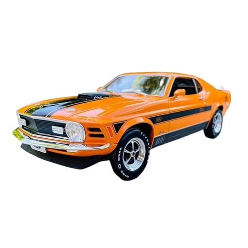 YCNXEB Miniatur Modelle 1 18 Für Ford Mustang 1970 Mach 1 Legierung RetroCar Modell Oldtimer Modell Dekoration Sammlung Originalgetreue Nachbildung von YCNXEB