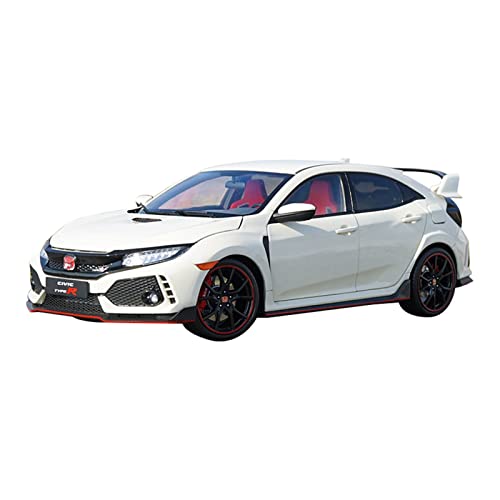 YCNXEB Miniatur Modelle 1 18 Für Honda Civic Type R FK8 Sportwagen Simulation Legierung Auto Modell Sammlung Display Auto Originalgetreue Nachbildung von YCNXEB
