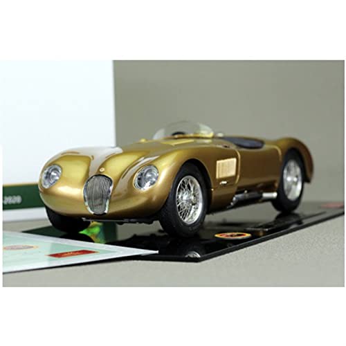 YCNXEB Miniatur Modelle 1 18 Für Jaguar C-Type 1952 Gold Commemorative Edition Legierung Automodell Simulation Sammlung Dekoration Nachbildung YCNXEB Miniatur Modelle 1 18 Für Jaguar C-Type 1952 Gold Commemorative Edition Legierung Automodell Simulation Sammlung Dekoration Nachbildung von YCNXEB