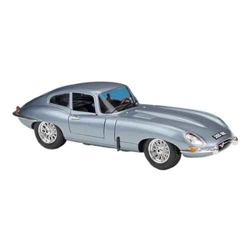 YCNXEB Miniatur Modelle 1 18 Für Jaguar E-Type Coupe Legierung Sportwagen Modell Diecast Metall Spielzeug Fahrzeuge Auto Modell Sammlung Geschenk Originalgetreue Nachbildung(Blau) von YCNXEB