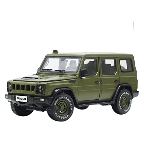 YCNXEB Miniatur Modelle 1 18 Für Jeep Geländewagen Armee Grün Legierung Druckguss Modellauto Dekoration Sammlung Originalgetreue Nachbildung von YCNXEB