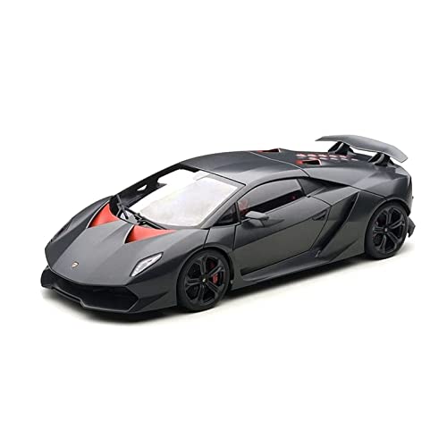 YCNXEB Miniatur Modelle 1 18 Für Lamborghini sechstes Element grau Kohlefaser Simulation Legierung Automodell Sammlung Dekoration Handwerk Nachbildung von YCNXEB