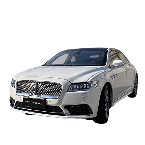 YCNXEB Miniatur Modelle 1 18 Für Lincoln Continental White Alloy Druckguss Statisches Modellauto Crafts Collection Herren Geschenk Originalgetreue Nachbildung von YCNXEB