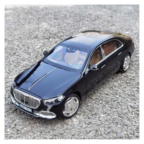 YCNXEB Miniatur Modelle 1 18 Für Maybach S680 S-Klasse Druckgusslegierung Modellauto Fahrzeugsimulation Sammlung Ornamente Originalgetreue Nachbildung(Schwarz) von YCNXEB