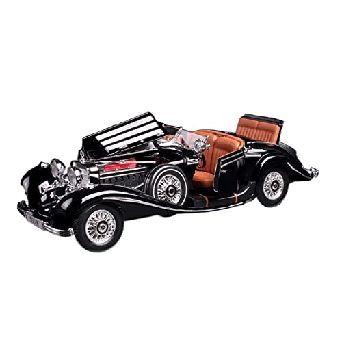 YCNXEB Miniatur Modelle 1 18 Für Mercedes-Benz 500K Blcak Oldtimer Simulation Legierung Auto Modell Sammlung Dekoration Geschenke Spielzeug Originalgetreue Nachbildung(B) von YCNXEB