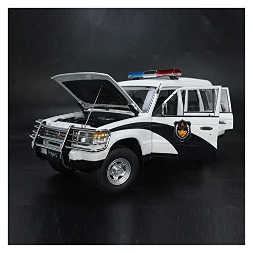 YCNXEB Miniatur Modelle 1 18 Für Mitsubishi Pajero V31 Druckguss Voll Geöffnetes Modellauto Geschenk Statische Anzeige Originalgetreue Nachbildung von YCNXEB