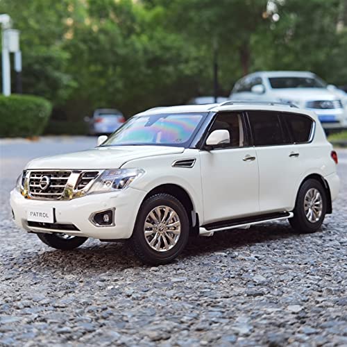 YCNXEB Miniatur Modelle 1 18 Für Nissan Patrol Y62 Offroad-SUV-Simulationslegierungs-Automodellsammlung Originalgetreue Nachbildung von YCNXEB