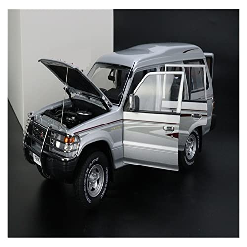 YCNXEB Miniatur Modelle 1 18 Für Pajero V31 Dunkelgrün/Silber Die Cast Model Car Collection Originalgetreue Nachbildung(A) von YCNXEB